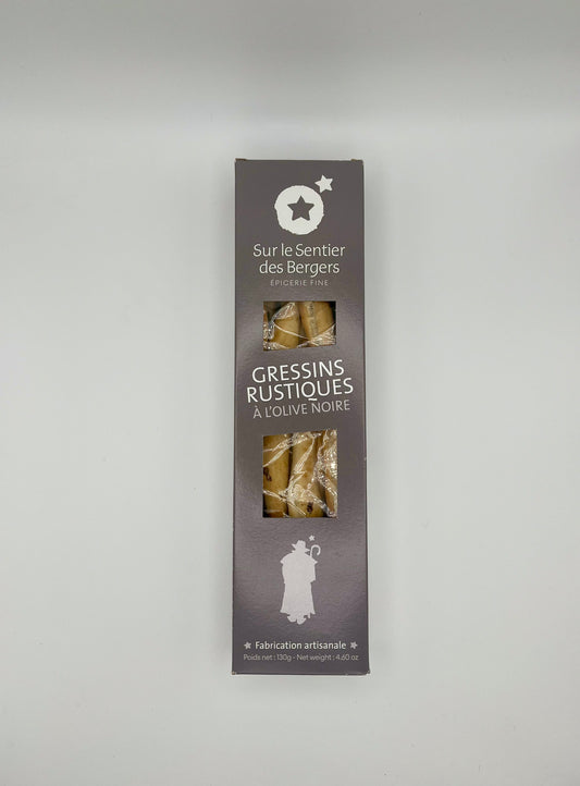 Gressins rustiques à l'olive noire 130g
